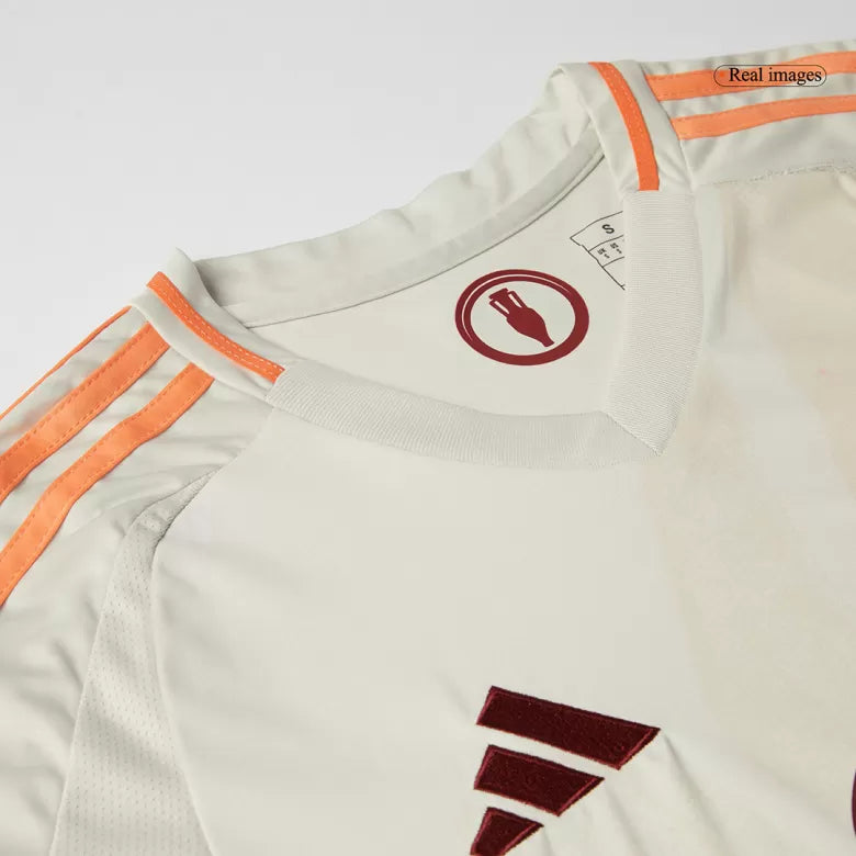 Camisola AS Roma 2024-25 Alternativa Branca Versão Adepto
