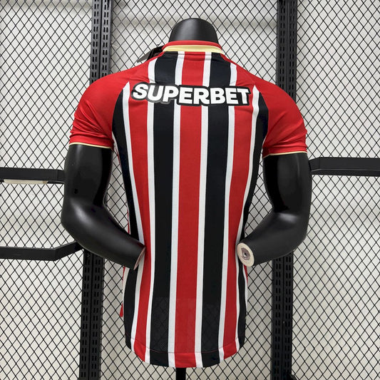 Camisola São Paulo FC 2025-26 Alternativa Riscas Versão Jogador