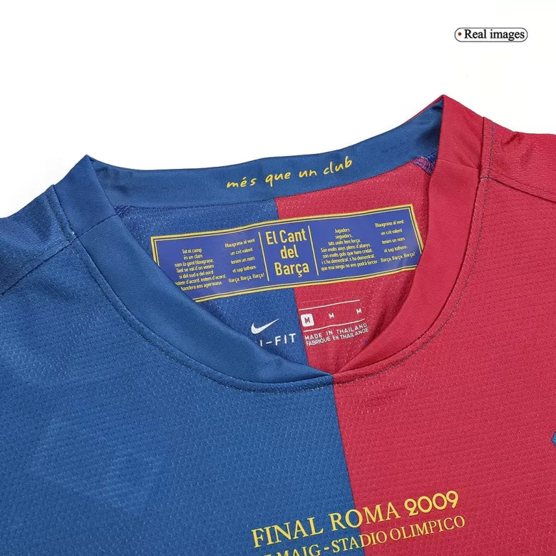 Camisola Manga Comprida FC Barcelona 2008-09 Principal Final UCL