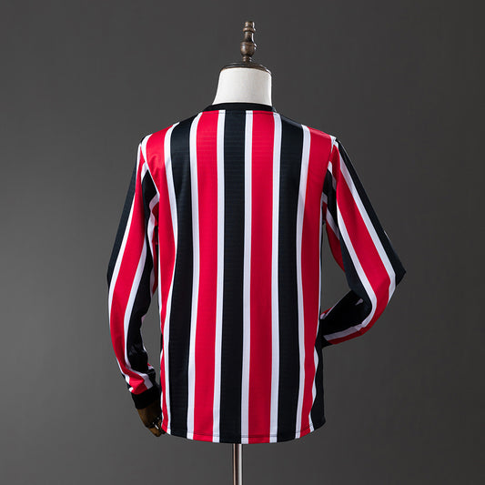 Camisola Manga Comprida São Paulo FC 2025-26 Alternativa Riscas Lisa Versão Adepto