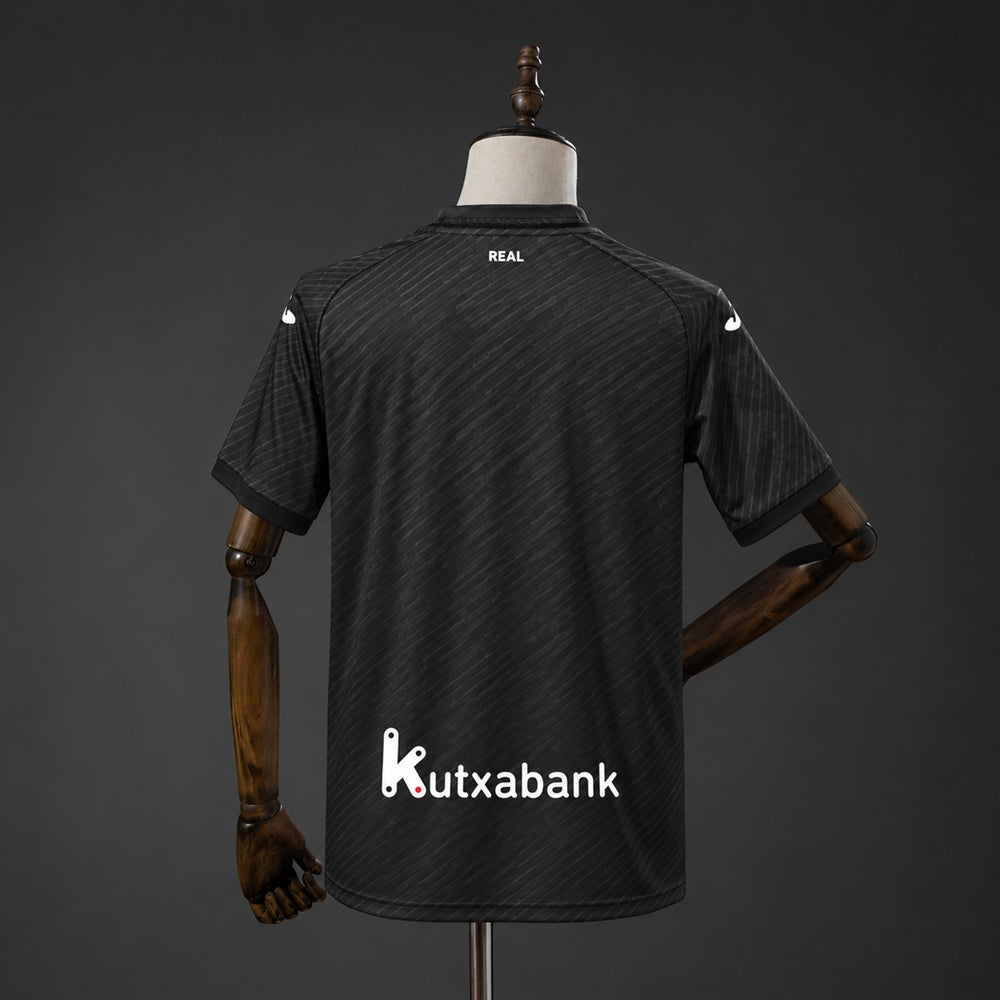 Camisola Real Sociedad 2026-27 Alternativa Preta Versão Adepto