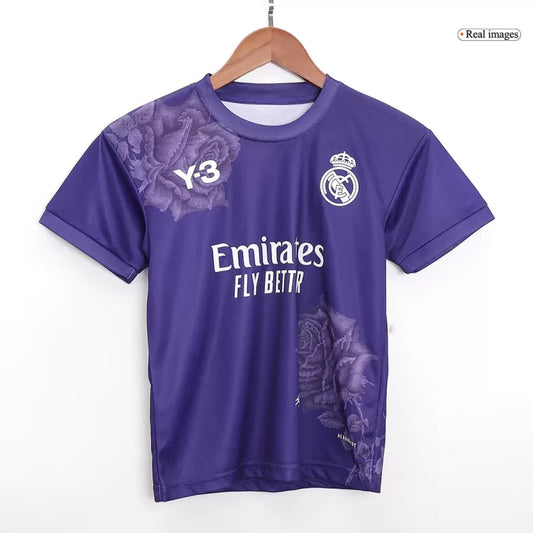 Kit Criança Real Madrid CF 2024-25 Edição Especial Y-3 Azul