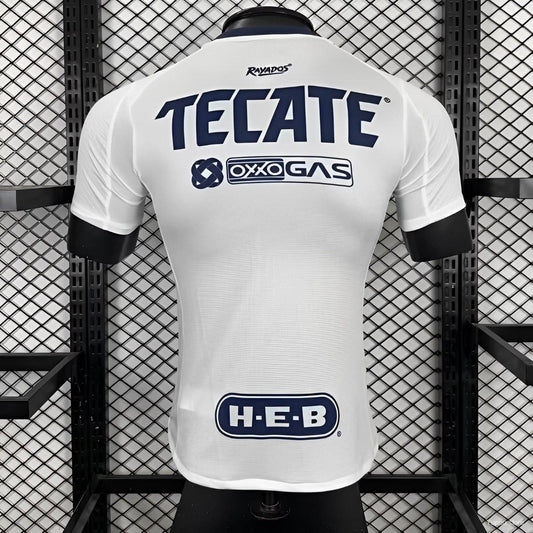 Camisola CF Monterrey 2025-26 Alternativa Branca Versão Jogador