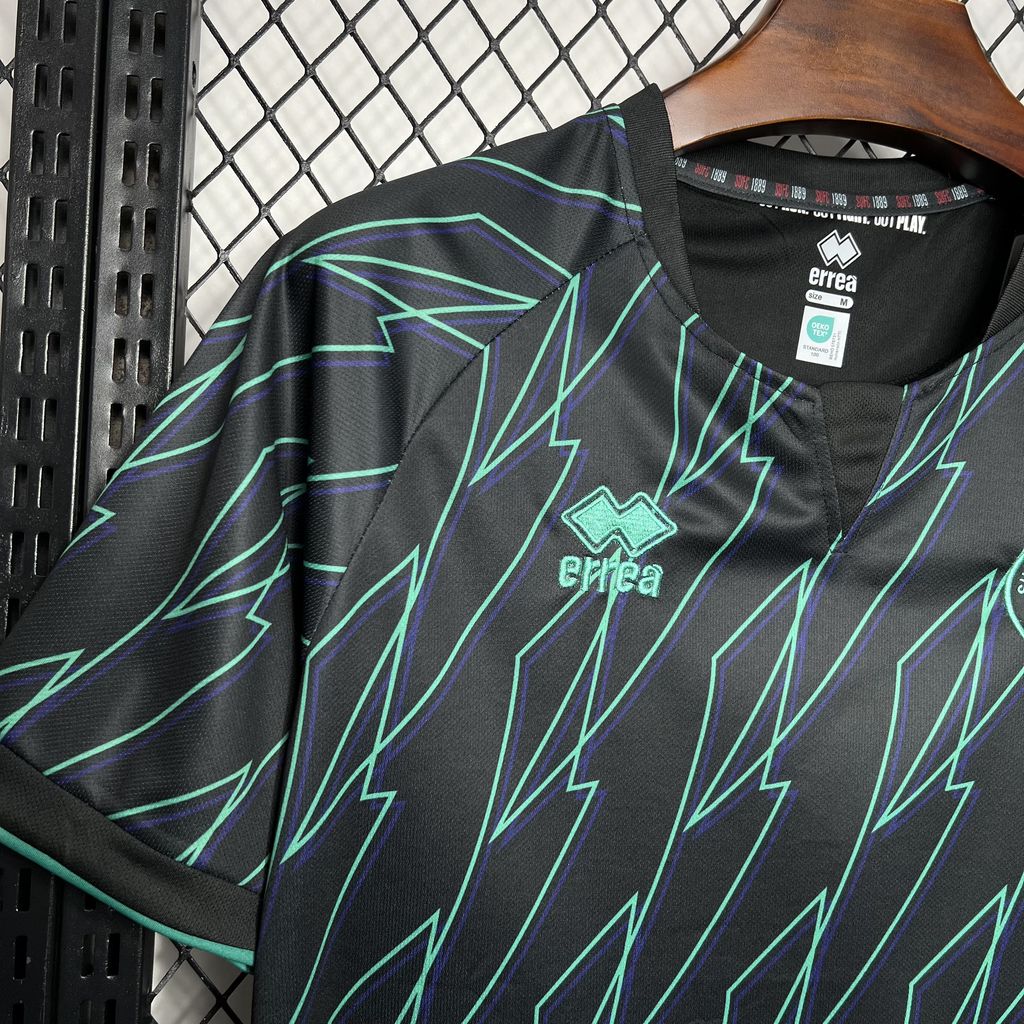 Camisola SHE-United 2024-25 Alternativa Preta Versão Adepto