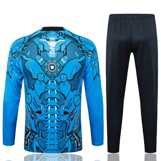 Fato de Treino Napoles 2025-26 - Camisola com Fecho