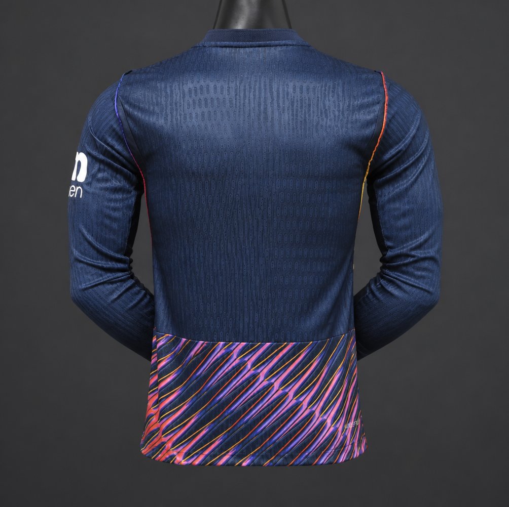 Camisola Manga Comprida TOT 2026-27 Alternativa Azul Versão jogador