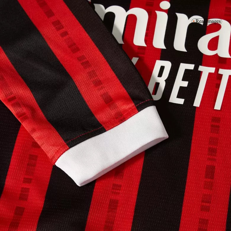 Camisola Manga Comprida Ac Milan 2024-25 Principal Versão Adepto