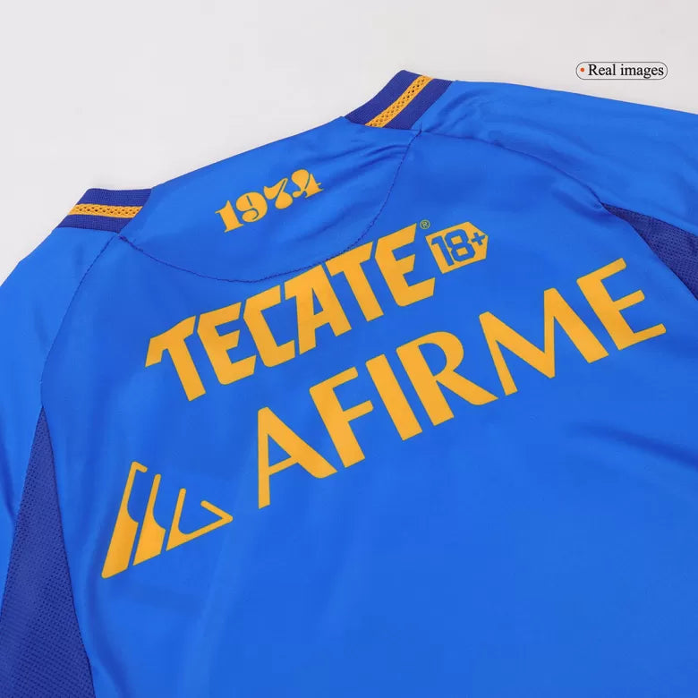 Camisola Tigres UANL 2024-25 Alternativa Azul Versão Adepto