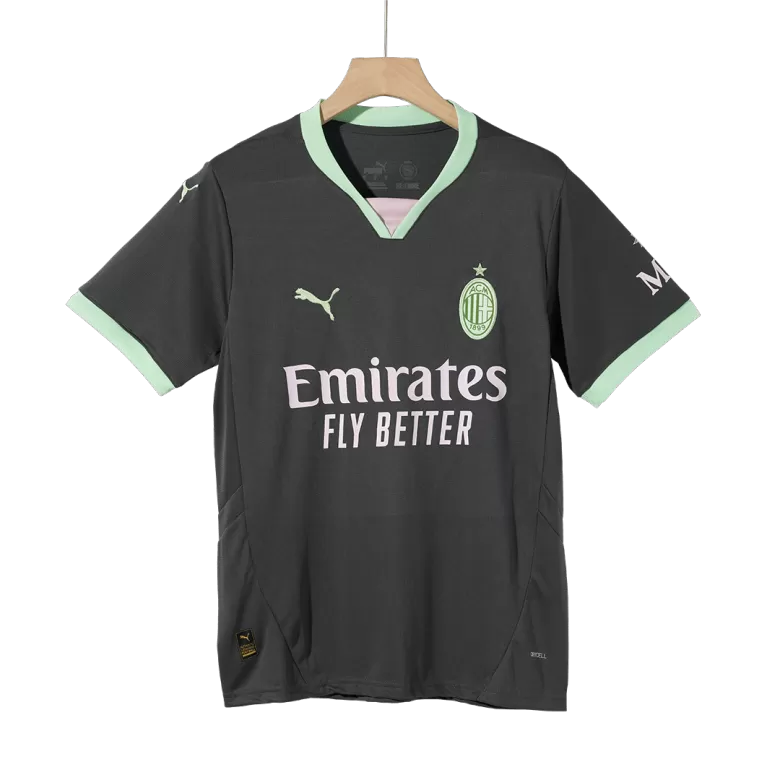Camisola Ac Milan 2024-25 Alternativa Preta Versão Adepto