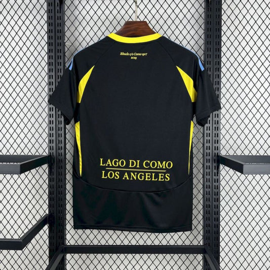Camisola Como 1907 2025-26 Alternativa Preta/Amarela Versão Adepto