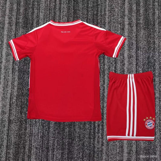 Kit Criança FC Bayern Munique 2013-14 Principal Final UCL