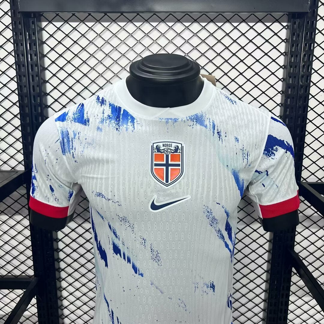 Camisola Noruega 2024 Alternativa Branca Versão Jogador