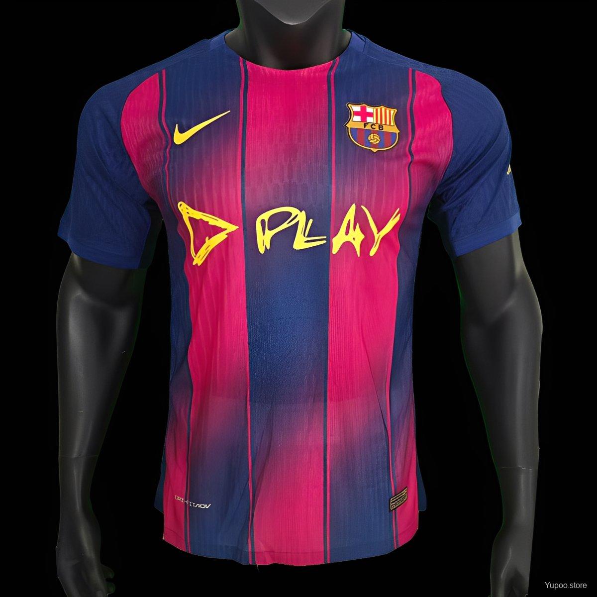 Camisola FC Barcelona 2025-26 Edição Ed Sheeran Versão Jogador