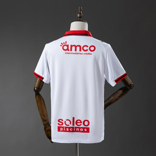 Camisola SC Braga 2025-26 Alternativa Branca Versão Adepto