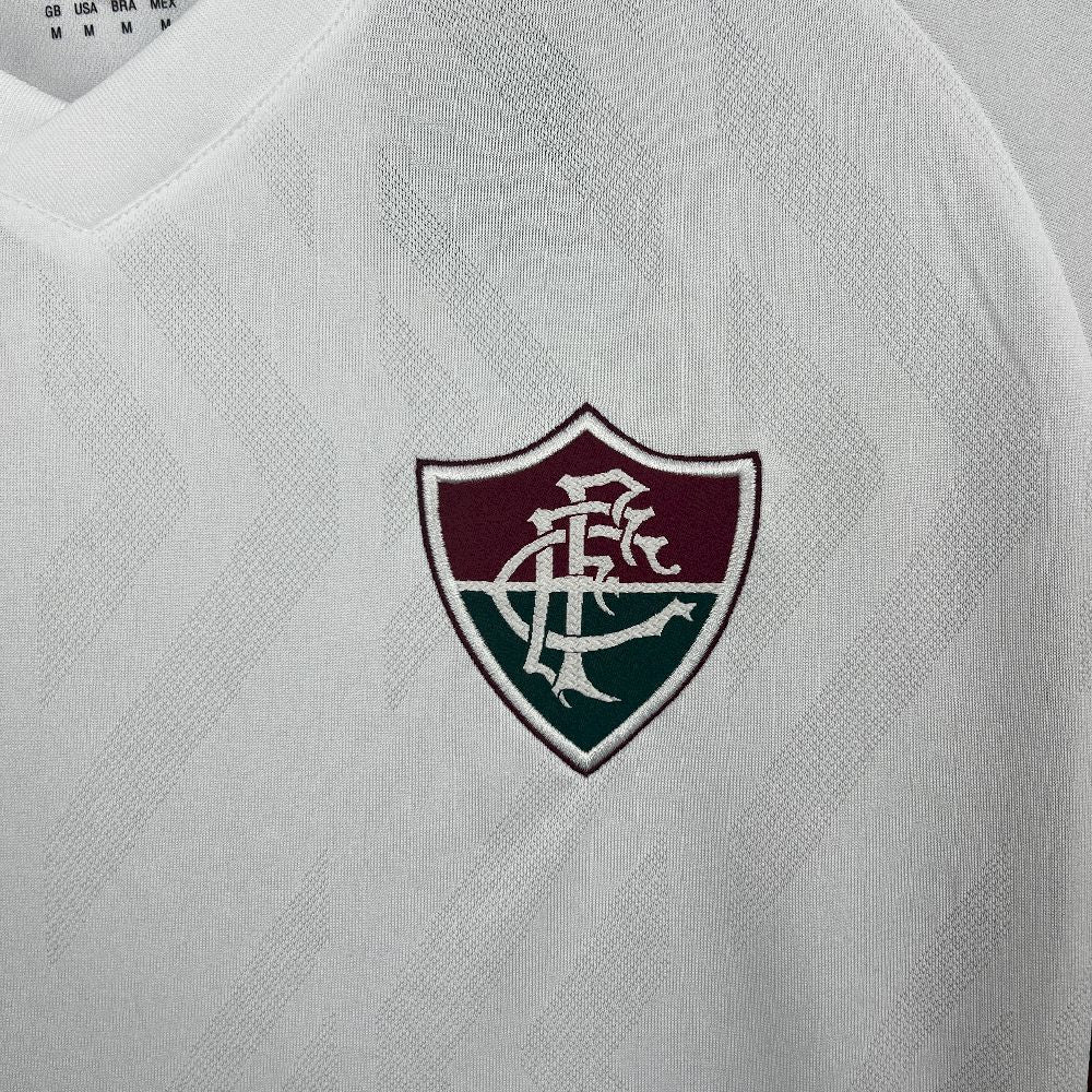 Camisola Fluminense FC 2025-26 Alternativa Branca Lisa Versão Mulher