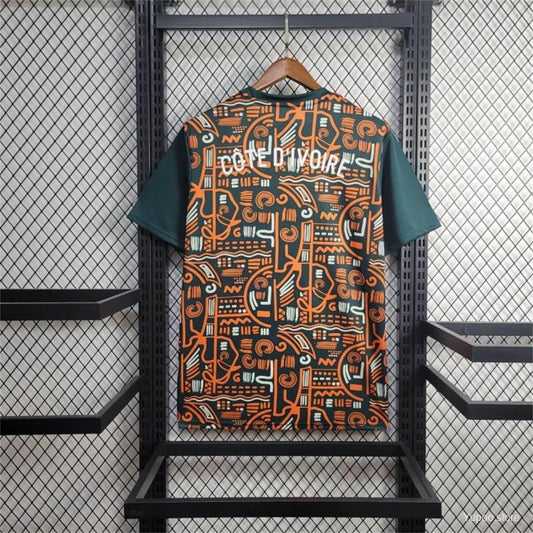 Camisola Costa do Marfim 2024 Pre-Match Versão Adepto