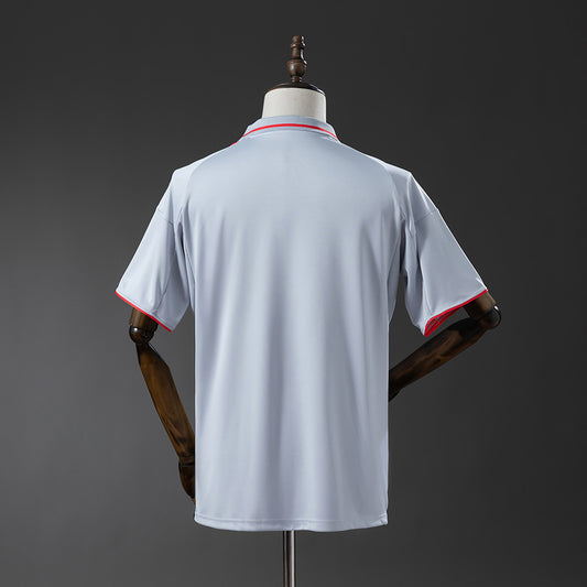 Camisola Olympique Lyon 2025-26 Alternativa Cinzenta Versão Adepto