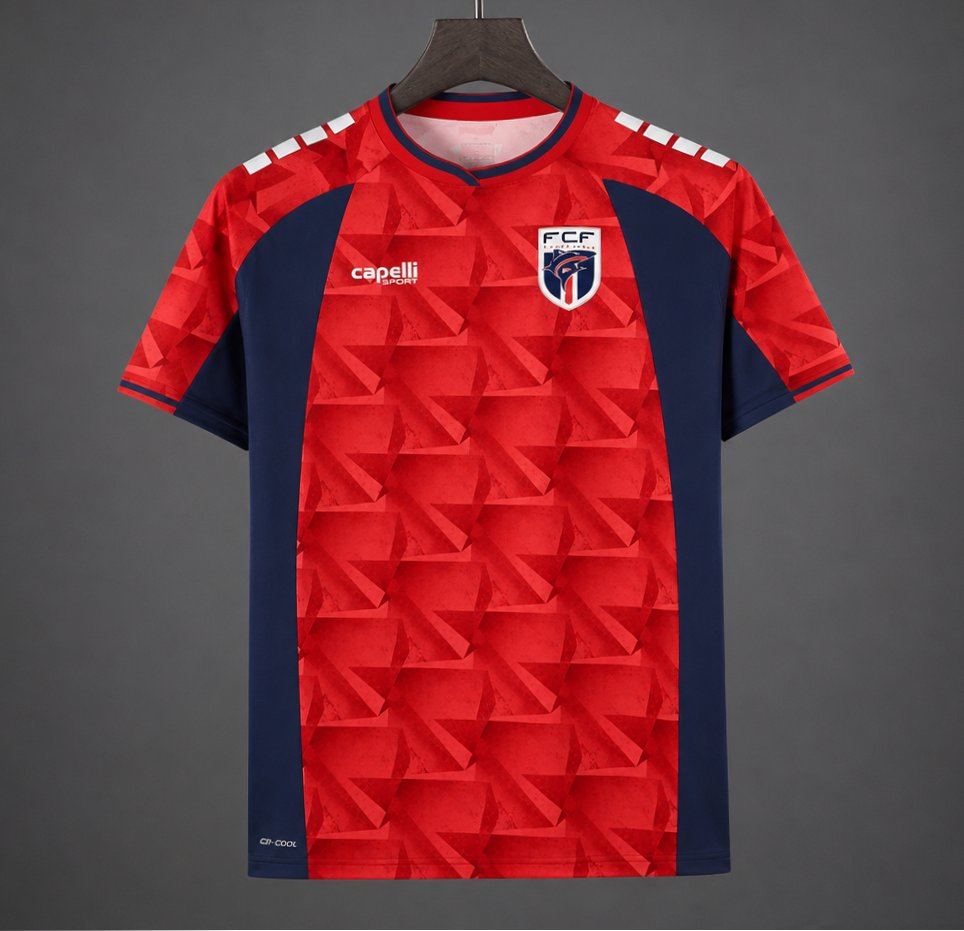 Camisola Cabo Verde 2026 Alternativa Vermelha Versão Adepto