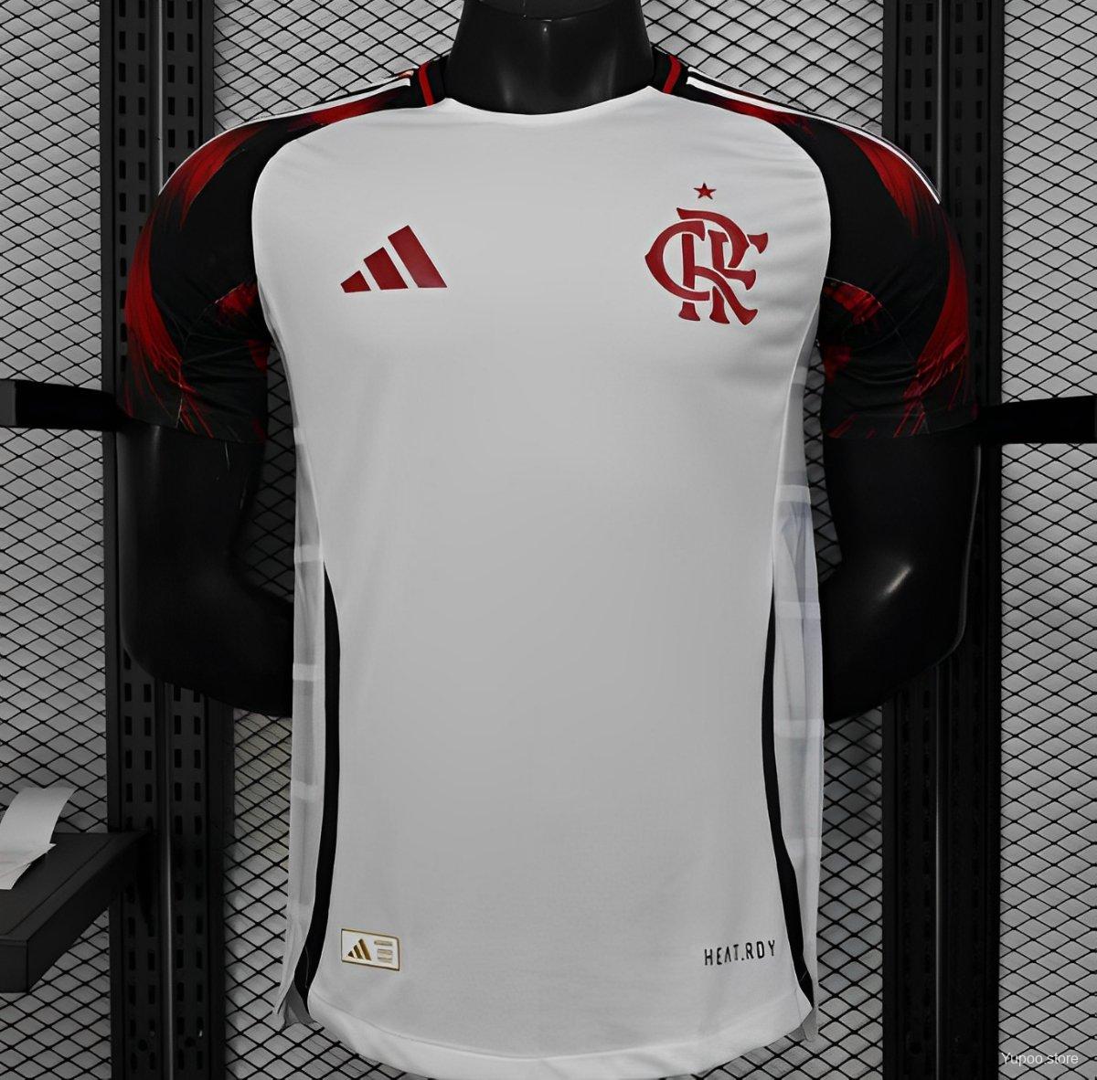 Camisola CR Flamengo 2025-26 Alternativa Branca Versão Jogador