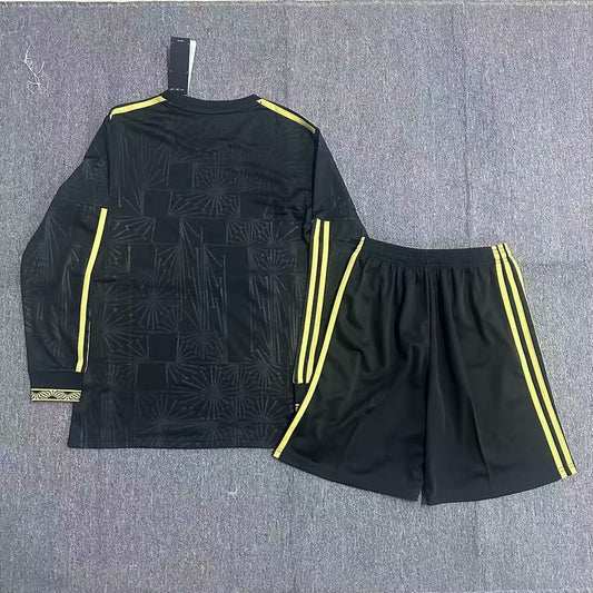 Kit Criança Manga Comprida Mexico 2025 Edição Gold-Cup