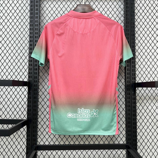 Camisola CD Tenerife 2025-26 Alternativa Rosa Versão Adepto