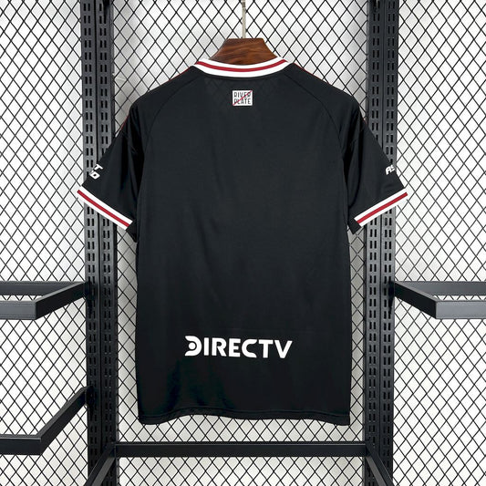 Camisola CA River Plate 2025-26 Alternativa Riscas Lisa Versão Adepto