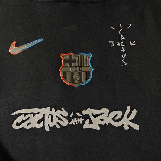 Sweat FC Barcelona 2025-26 Travis Scott Beje