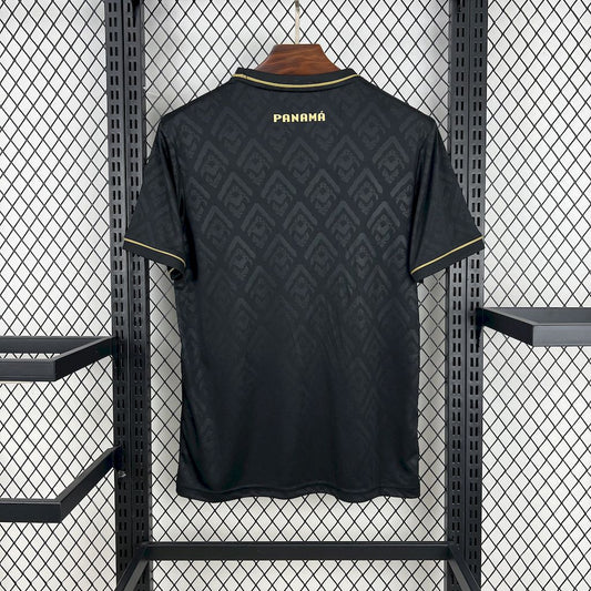Camisola Panamá 2025 Alternativa Preta Versão Adepto