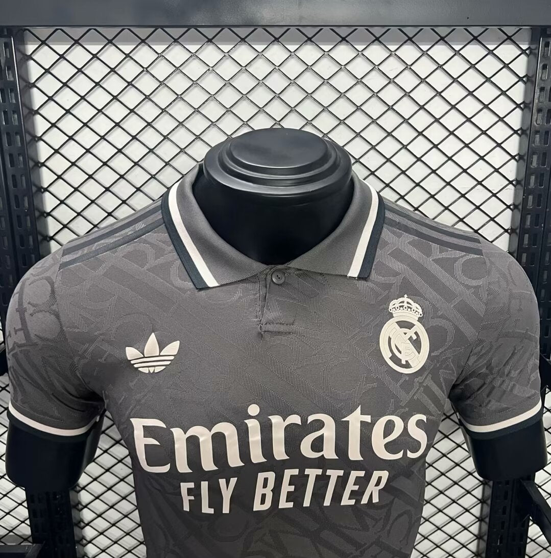 Camisola Real Madrid CF 2024-25 Alternativa Preta Versão Jogador