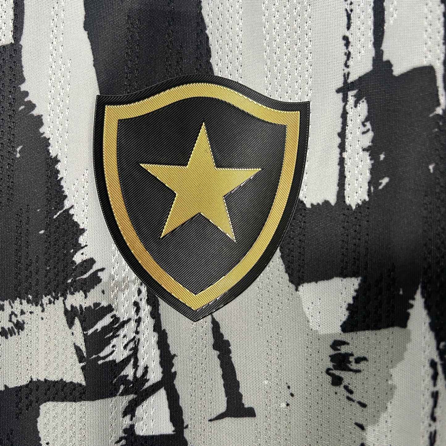 Camisola Botafogo-RJ 2025-26 Alternativa Preta Lisa Versão Adepto