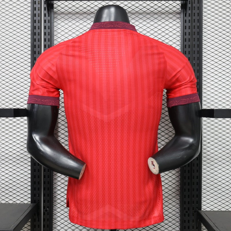 Camisola Olympique Lyon 2026-27 Alternativa Vermelha Versão Jogador