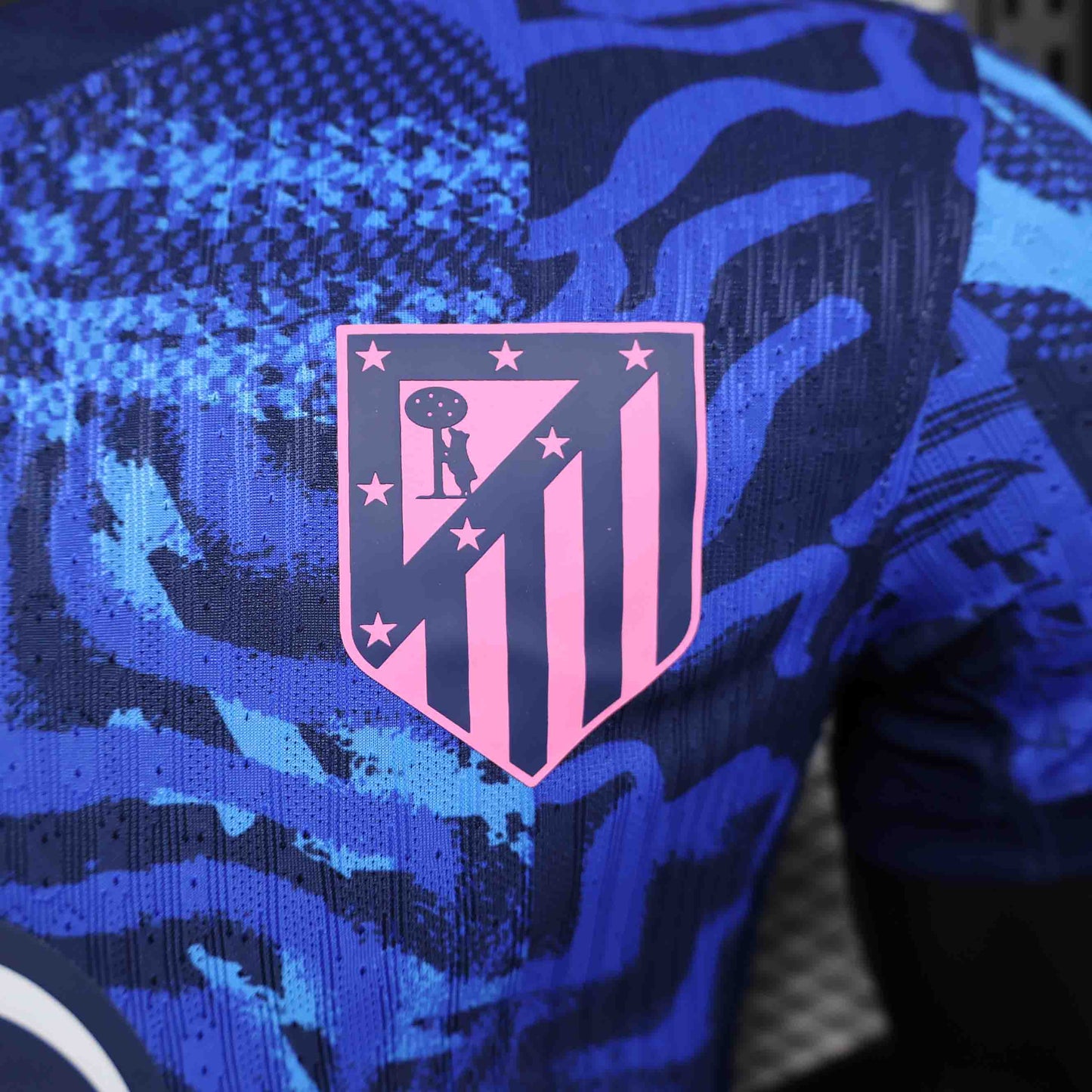 Camisola Atletico Madrid 2024-25 Alternativa Azul Versão Jogador