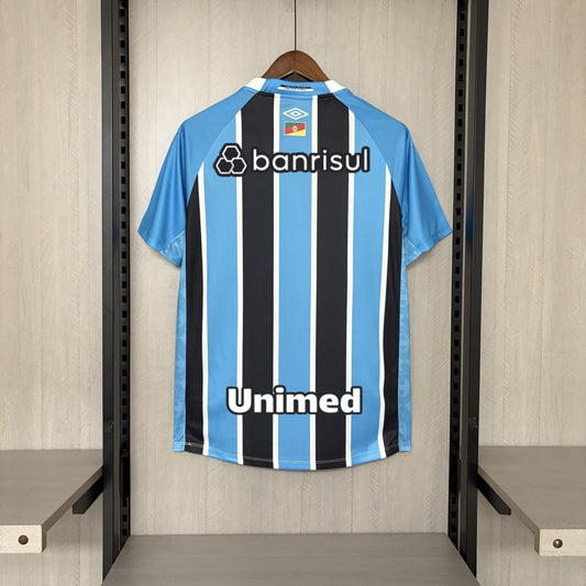 Camisola Gremio 2025-26 Principal Versão Adepto Todos Patrocinadores