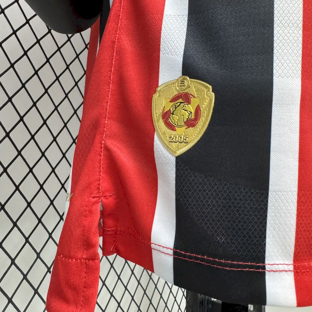 Camisola São Paulo FC 2025-26 Alternativa Riscas Versão Jogador