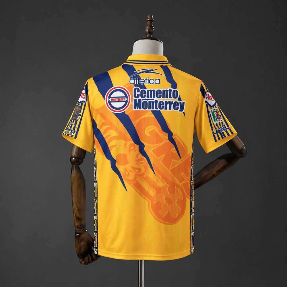 Camisola Tigres UANL 1997-98 Principal Versão Adepto