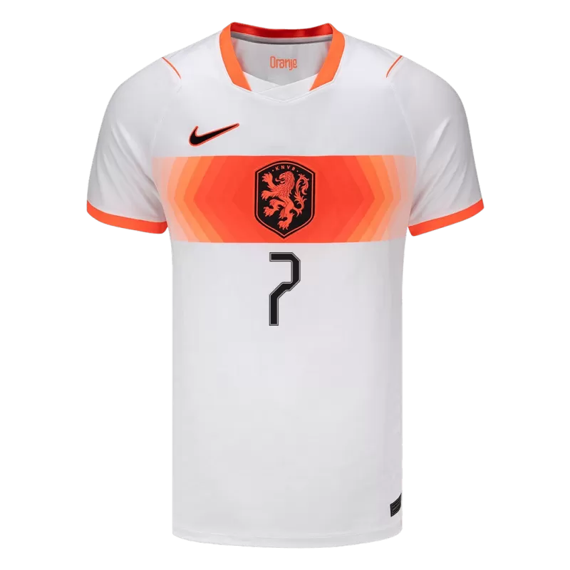Camisola Paises Baixos 2026 Alternativa Branca Versão Adepto XAVI #7