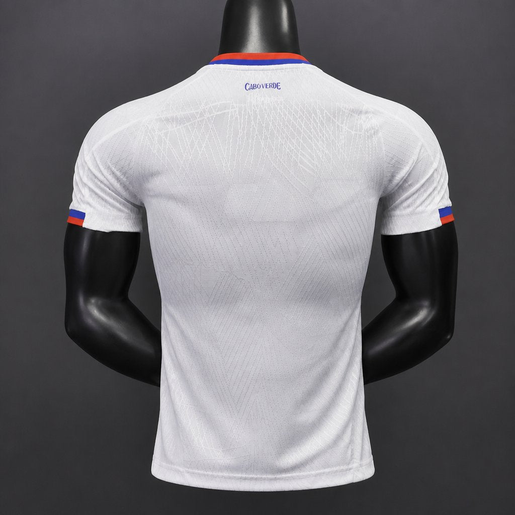 Camisola Cabo Verde 2026 Alternativa Branca Versão Jogador