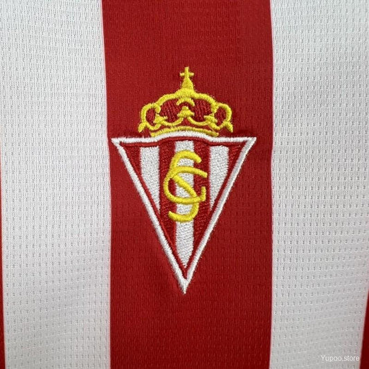 Kit Criança Real Sporting de Gijón 2024-25 Principal