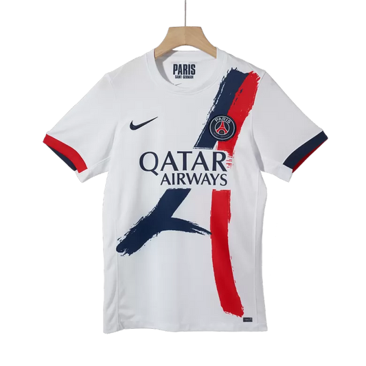 Camisola FC Paris Saint-Germain 2024-25 Alternativa Branca Versão Adepto O.DEMBÉLÉ #1