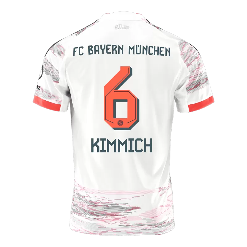 Camisola FC Bayern 2025-26 Alternativa Creme Versão Adepto KIMMICH #6