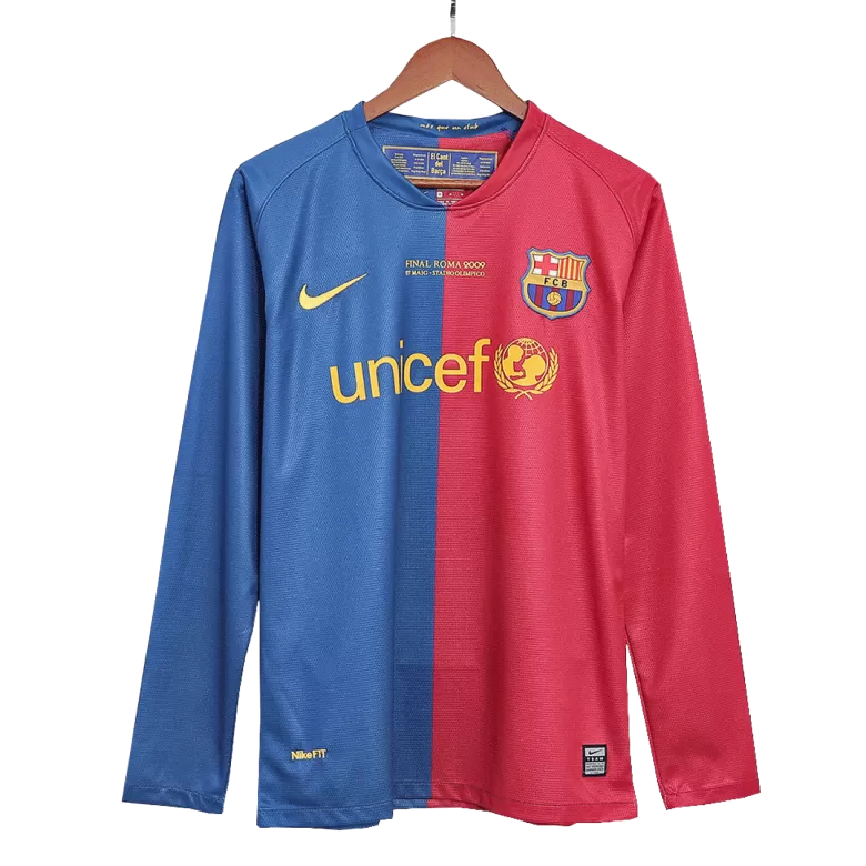 Camisola Manga Comprida FC Barcelona 2008-09 Principal Final UCL