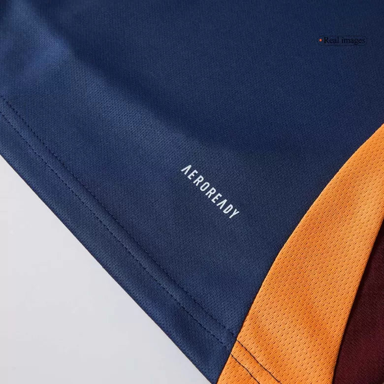 Camisola AS Roma 2024-25 Alternativa Azul Versão Adepto