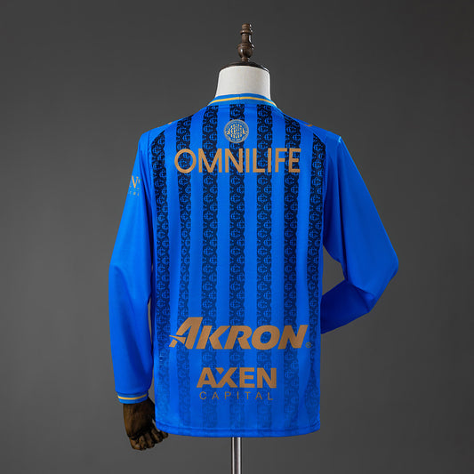 Camisola Manga Comprida CD Chivas 2026-27 Alternativa Azul Versão Adepto