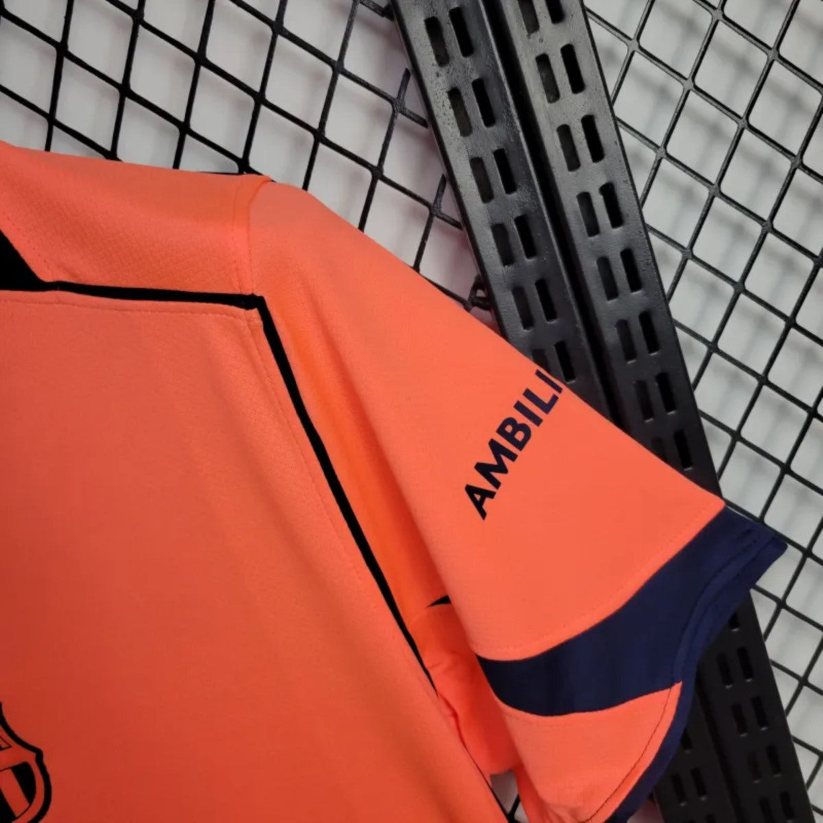 Camisola FC Barcelona 2025-26 Alternativa Laranja UCL Versão Adepto ROONY #19