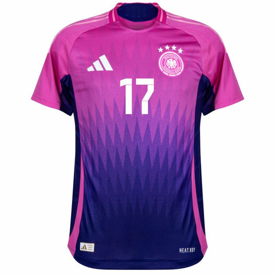 Camisola Alemanha 2024 Alternativa Rosa Versão Adepto WIRTZ #17