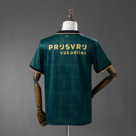 Camisola Feyenoord 2025-26 Alternativa Verde Versão Adepto
