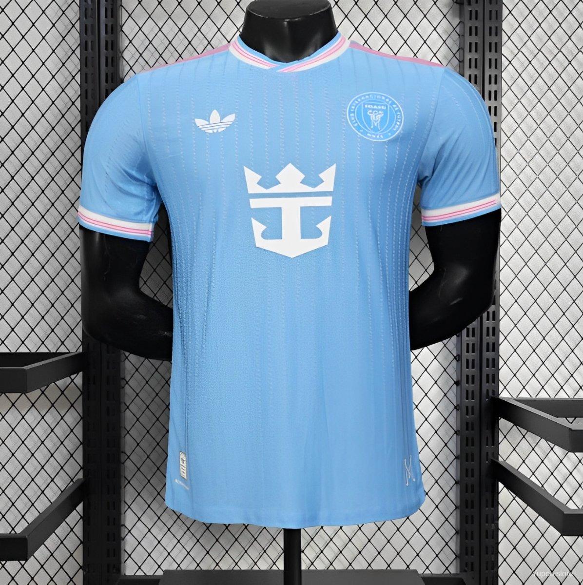 Camisola Inter Miami CF 2025-26 Alternativa Azul Versão Jogador