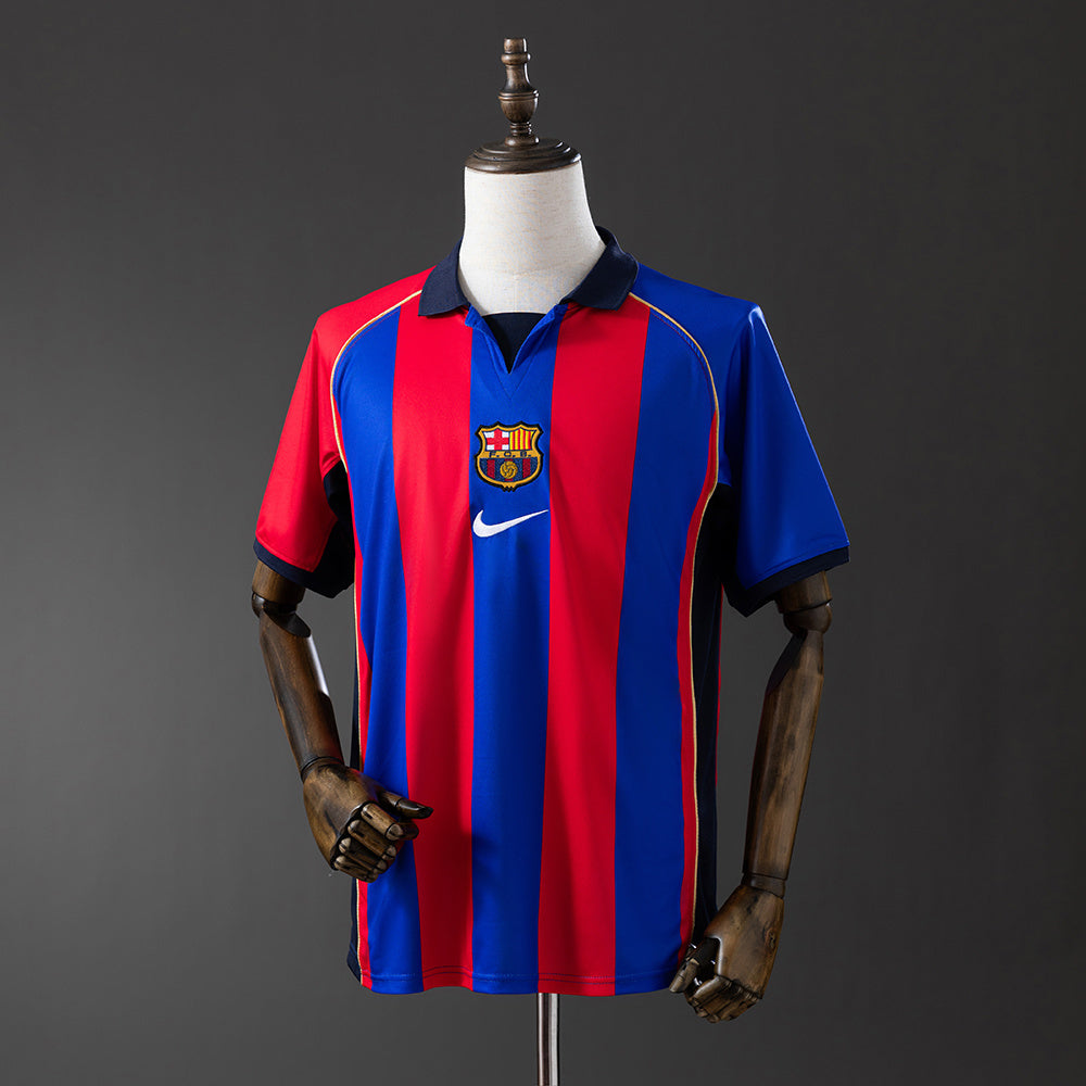 Camisola FC Barcelona 2001-02 Principal RIVALDO #10