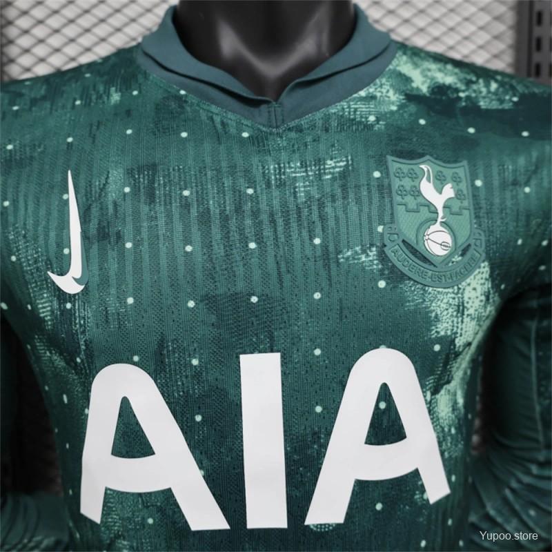Camisola Manga Comprida TOT 2024-25 Alternativa Verde Versão Jogador