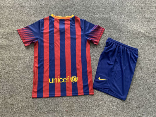 Kit Criança FC Barcelona 2013-14 Principal
